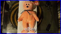 Extremely Rare Limited Retired Coral Casino Beanie Babies Baby 488/588 signed TY