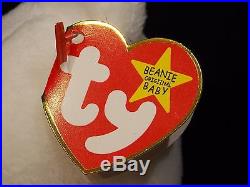 Extremely Rare! MWMT VALENTINO 1993 TY INC Beanie Baby with Swing Tag Errors PVC