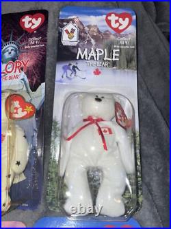 Extremely Rare McDonald's 1999 TY Beanie Babies set of 4-unopened! All errors 93