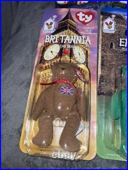 Extremely Rare McDonald's 1999 TY Beanie Babies set of 4-unopened! All errors 93