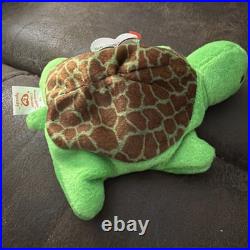 Extremely Rare Retired 1993-94 Ty Beanie Baby Speedy The Turtle WithTag Errors