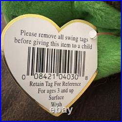 Extremely Rare Retired 1993-94 Ty Beanie Baby Speedy The Turtle WithTag Errors