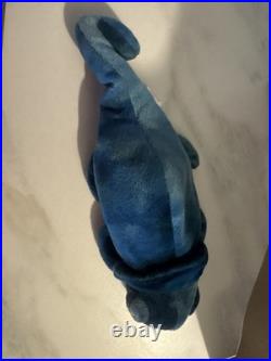 Extremely Rare Ty Beanie Baby Rainbow The Iguana without Tag