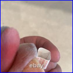 Extremely Rare Ty Peace Bear Beanie Baby 1996 With Tag Errors Retired Original