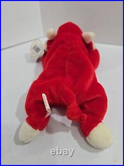 FIRST ISSUE 1995 VINTAGE TY BEANIE BABY SNORT the BULL Deutschland Nurnberg RARE