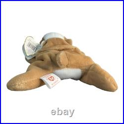 FS, Ty Beanie Babies, Wrinkles Bulldog, 1996 RARE, ERRORS (Dog, Retired, Baby)