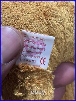 Fuzz Rare RETIRED Ty Beanie Babies with TAG ERRORS