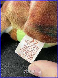Garcia Ty Beanie Baby Mint Tag 3rd Gen 2nd Tush Tie-dyed Rare Bear