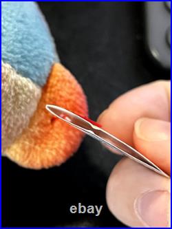 Garcia Ty Beanie Baby Mint Tag 3rd Gen 2nd Tush Tie-dyed Rare Bear