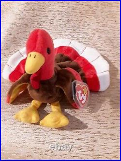 Gobbles Beanie Baby, Rare Collectible, Museum Quality