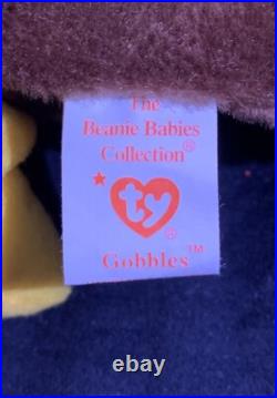 Gobbles Beanie Baby Ty Rare Mint 6 Errors Extremely Rare See Desc. Invest