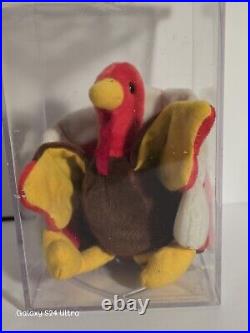 Gobbles Ty Beanie Baby 1997 Mint Condition Rare Retired 10% Proceeds To Charity Gobbles Ty Beanie Baby 1997 Mint Condition Rare Retired 10% Proceeds To Charity