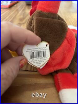Gobbles Ty Beanie Baby Tag Errors 1996 Turkey Original Retired Mint Rare