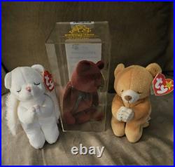Graded New Face Cranberry Teddy 3rd 1st Gen, Rare Error Hope & Blessed Graded New Face Cranberry Teddy 3rd 1st Gen, Rare Error Hope & Blessed