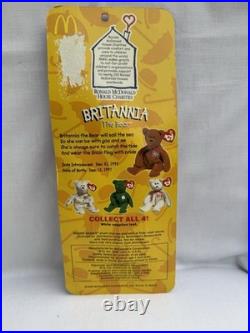 HALF OFF! McDonald's TY Beanie Baby Britannia? Rare With Tag Errors 1993 Retired
