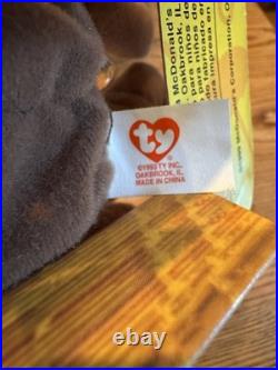 HALF OFF! McDonald's TY Beanie Baby Britannia? Rare With Tag Errors 1993 Retired