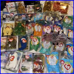 HUGE Beanie Babies Lot Of 30, Very Nice Collection! Vintage & Rare See The List