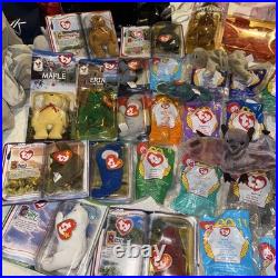 HUGE Beanie Babies Lot Of 30, Very Nice Collection! Vintage & Rare See The List