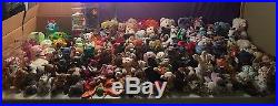 HUGE LOT Of 229 TY BEANIE BABIES BABYS RETIRED All AnimalsRARE