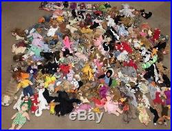 HUGE LOT TY BEANIE BABIES RARES RETIRED TAGGED 220+ No Reserve! 55lbs