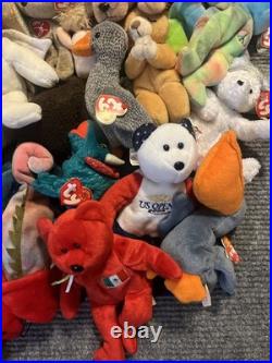HUGE Ty Beanie Babies Lot Collection Vintage 90s & 2000s With Tags Retired Rare