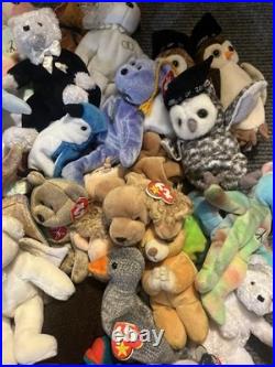 HUGE Ty Beanie Babies Lot Collection Vintage 90s & 2000s With Tags Retired Rare