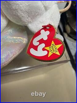 Halo & Mini Halo Ty Beanie Babies 1998 Mint-RARE-15% Proceeds To Kids Charity