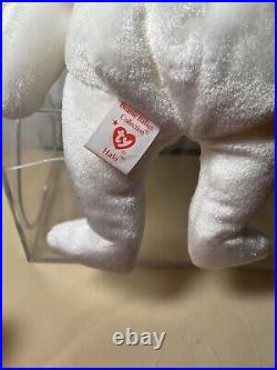 Halo & Mini Halo Ty Beanie Babies 1998 Mint-RARE-15% Proceeds To Kids Charity