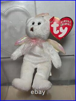 Halo & Mini Halo Ty Beanie Babies 1998 Mint-RARE-15% Proceeds To Kids Charity