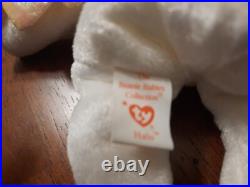 Halo TY Beanie Babies Rare Brown Nose August 31, 1998- Errors