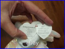 Halo TY Beanie Babies Rare Brown Nose August 31, 1998- Errors