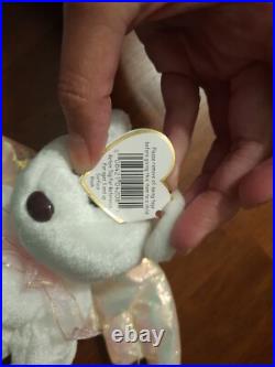 Halo TY Beanie Babies Rare Brown Nose August 31, 1998- Errors