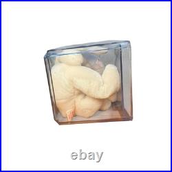 Halo the Bear TY Beanie Baby RETIRED RARE 1998 withTag Errors Brown nose