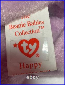 (Happy) Ty Beanie Babies 1994-Flawless Condition-Extremely Rare-Style 4061 (Happy) Ty Beanie Babies 1994-Flawless Condition-Extremely Rare-Style 4061