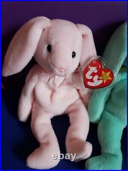 Hippity, Hoppity, Floppity Retired, Rare 1996 Ty Beanie Babies WithErrors! Mint Condit