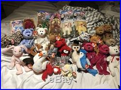 Huge Lot Of Rare Beanie Babies with errors