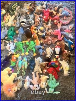 Huge Ty Beanie Lot 90s Vintage RARE Retired Bears, Animals, & More