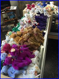 Huge Ultra Rare Beanie Baby TY Lot WHOLESALE Tag Errors WOW! All Retired