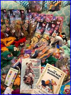 Hundreds Huge Lot Ty Beanie Baby Babies Lots Of 93-00 Rare Bears Tag Errors