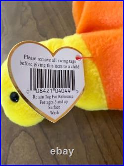 INCH Worm TY original Beanie Baby RETIRED Tag errors misprints 1995 RARE