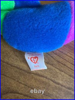 INCH Worm TY original Beanie Baby RETIRED Tag errors misprints 1995 RARE