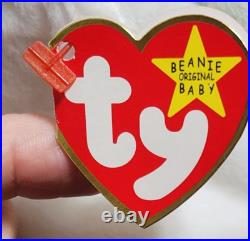 (IRIDESCENT MANE) MYSTIC Beanie Baby Unicorn Retired Rare Ty 93-94 Tag Errors