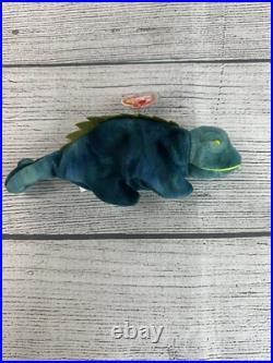 Iggy 1997 Vintage Beanie Babies Combo TY Rare Tags Retired No Tongue PVC Pellets