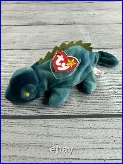 Iggy 1997 Vintage Beanie Babies Combo TY Rare Tags Retired No Tongue PVC Pellets