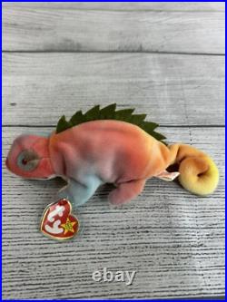 Iggy 1997 Vintage Beanie Babies Combo TY Rare Tags Retired No Tongue PVC Pellets