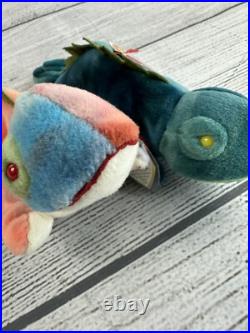 Iggy 1997 Vintage Beanie Babies Combo TY Rare Tags Retired No Tongue PVC Pellets