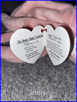 Inky The Octopus Style 4028 1993 Ty Beanie Babies Baby Rare Mint With Errors