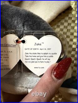 Jake the Mallard? RARE ERRORS? See Description Ty Beanie Babies, 1997 Jake the Mallard? RARE ERRORS? See Description Ty Beanie Babies, 1997