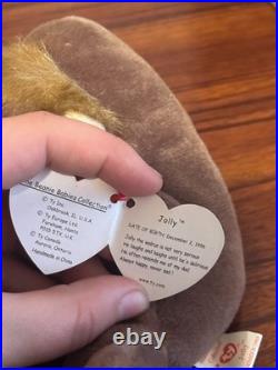 Jolly The Jolly Walrus Ty Beanie Baby-rare-retired 1996 Mint Tag Errors New