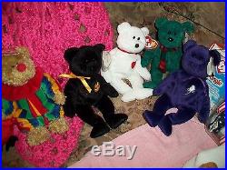LOT OF 44Ty Beanie Babies-Original Some With Errors Or Collectable Rare Retired